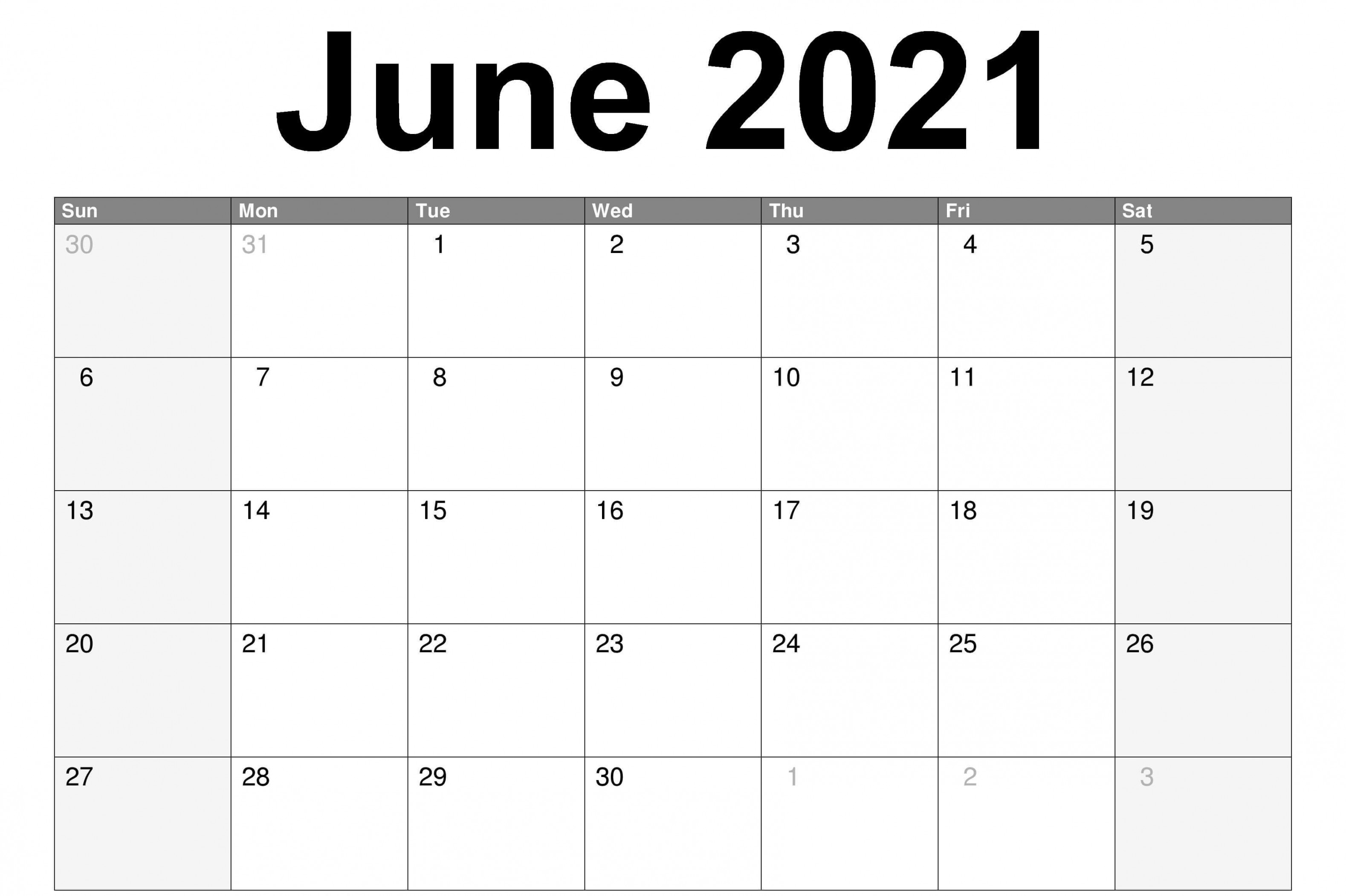 June Printable Calendar   Holiday words, Calendar printables