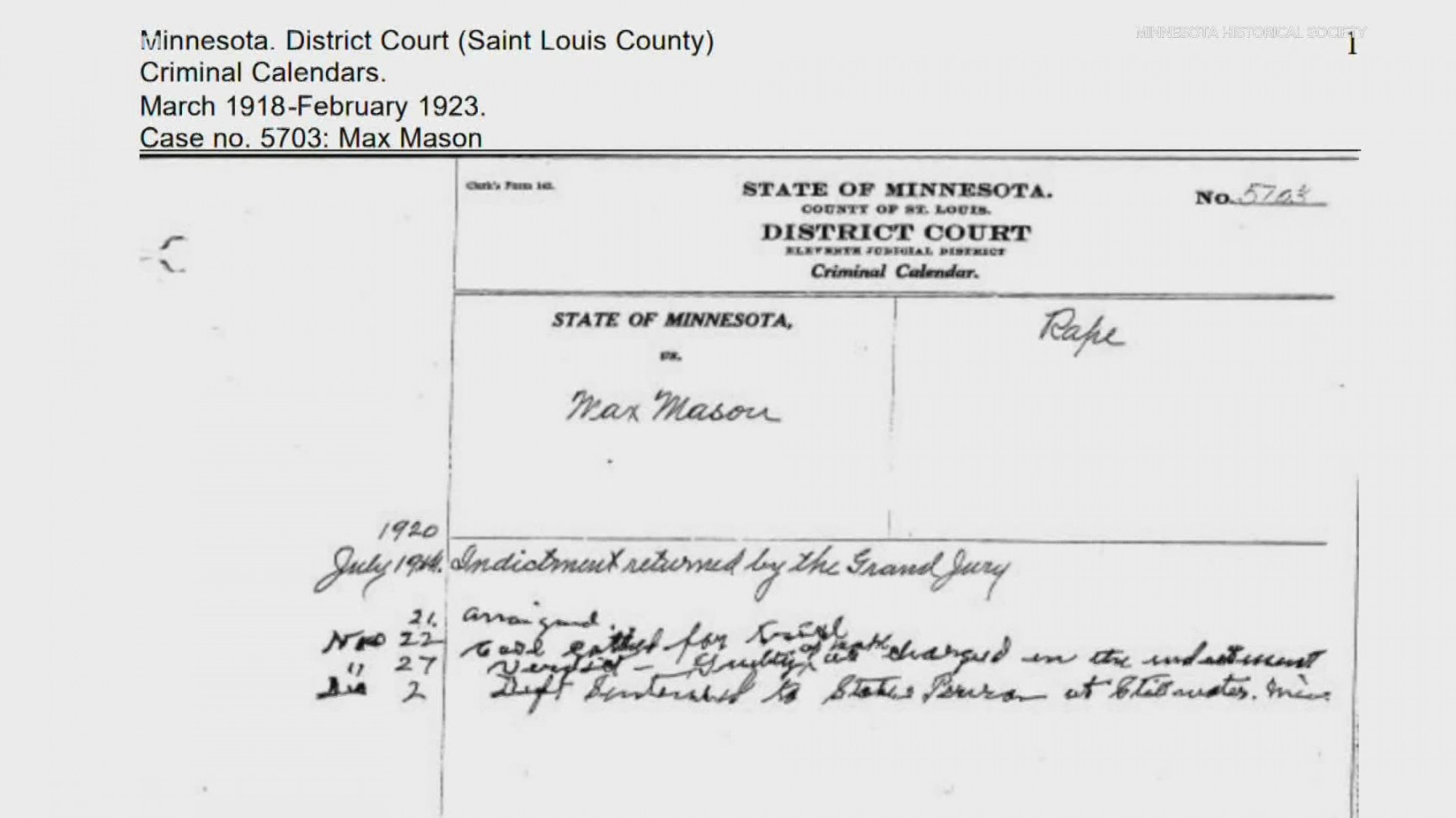years overdue: The pardon of Max Mason