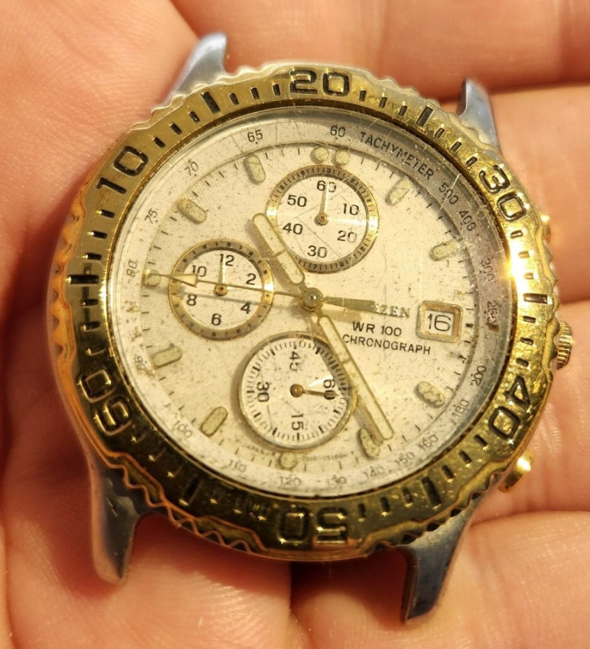 Citizen WR  Chronograph Watch Face With Tachymeter and - Etsy