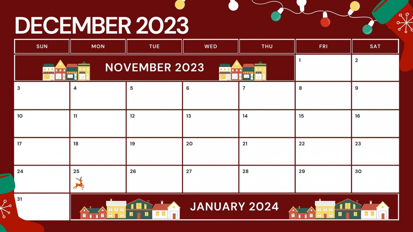 Customize + Christmas Calendar Templates Online - Canva