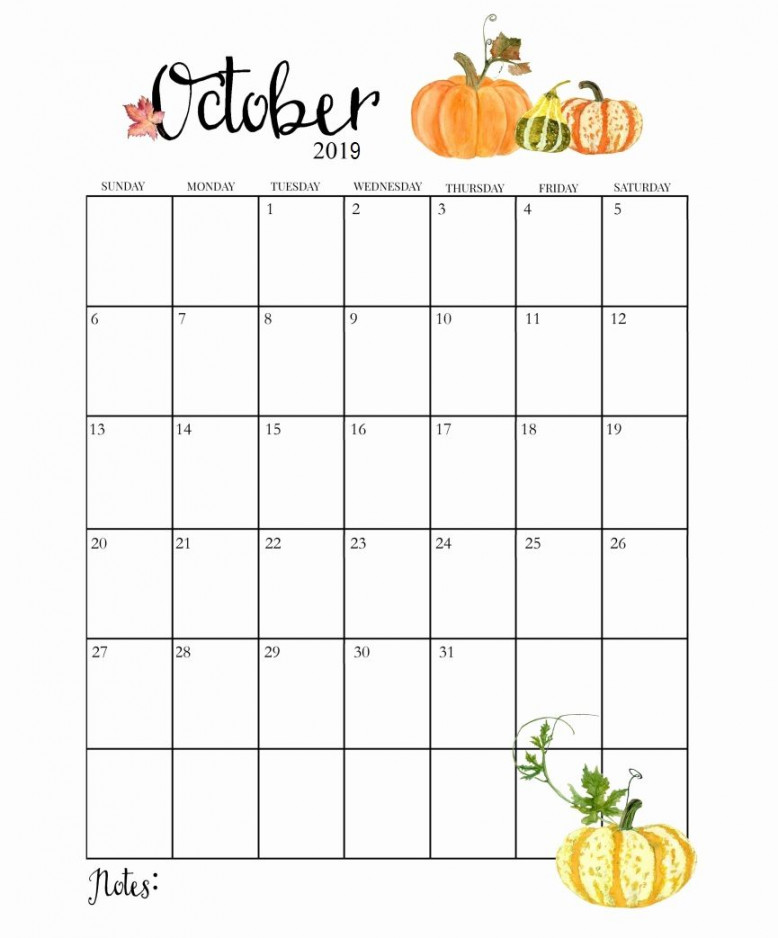 Cute October  Calendar Printable  October calendar, October
