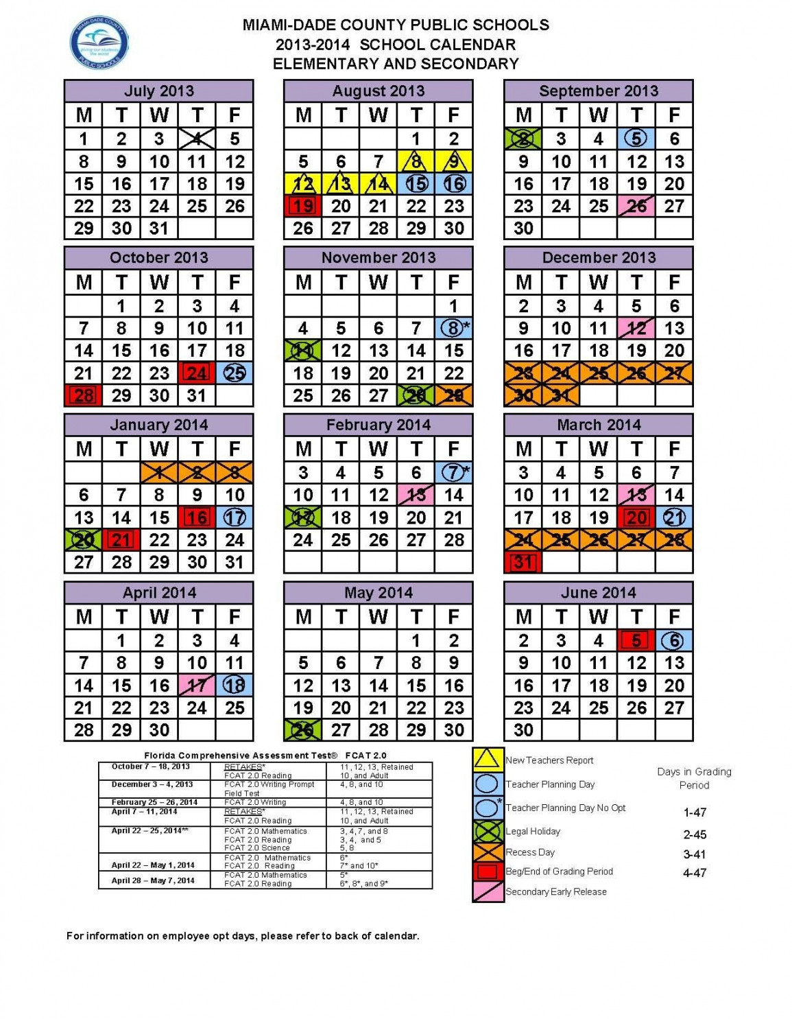 Dashing School Calendar In Miami Dade  School calendar