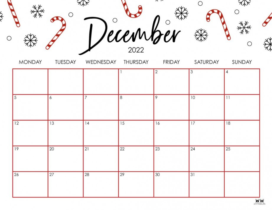 December Calendar  escapeauthority