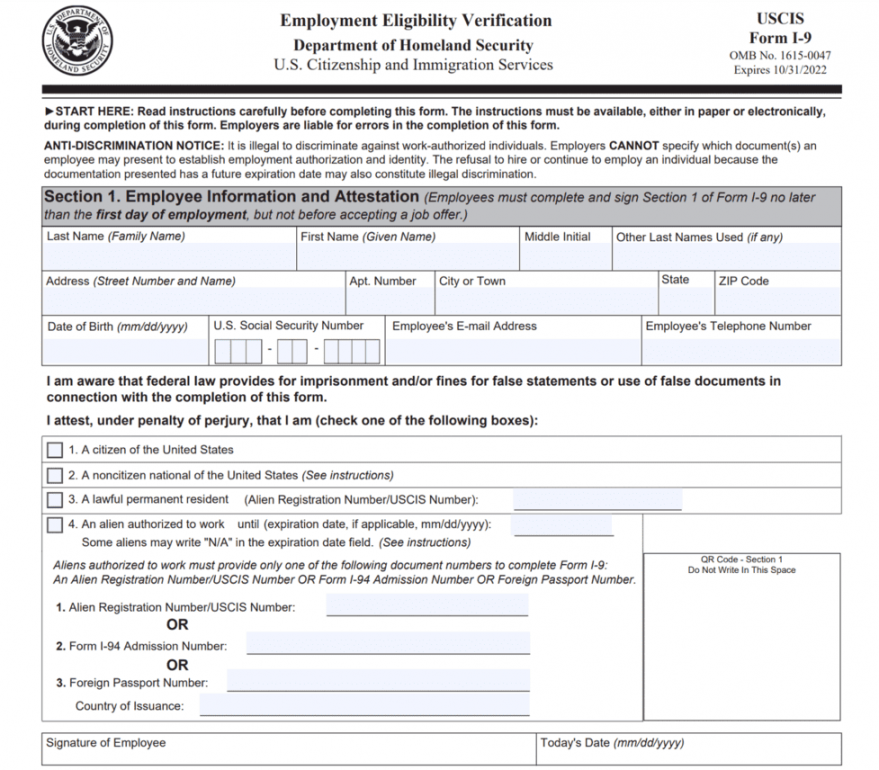 Form I-: Simple instructions + PDF download  OnPay