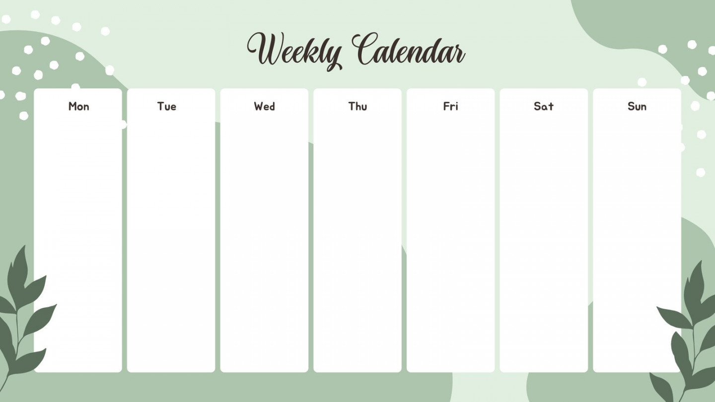 Free, printable, customizable weekly calendar templates  Canva