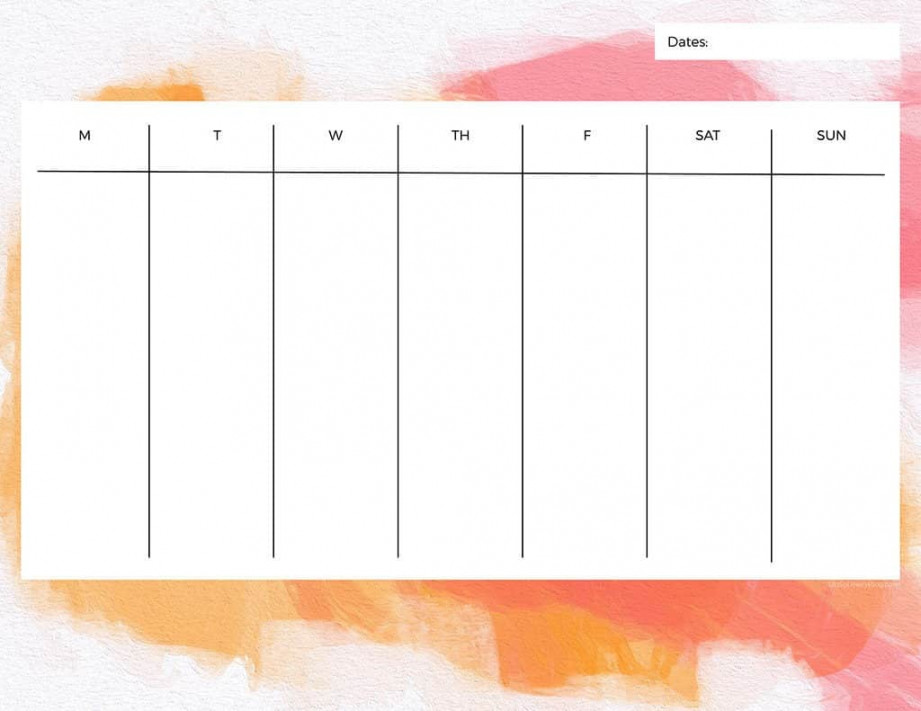 FREE printable weekly calendars — get your week organized!