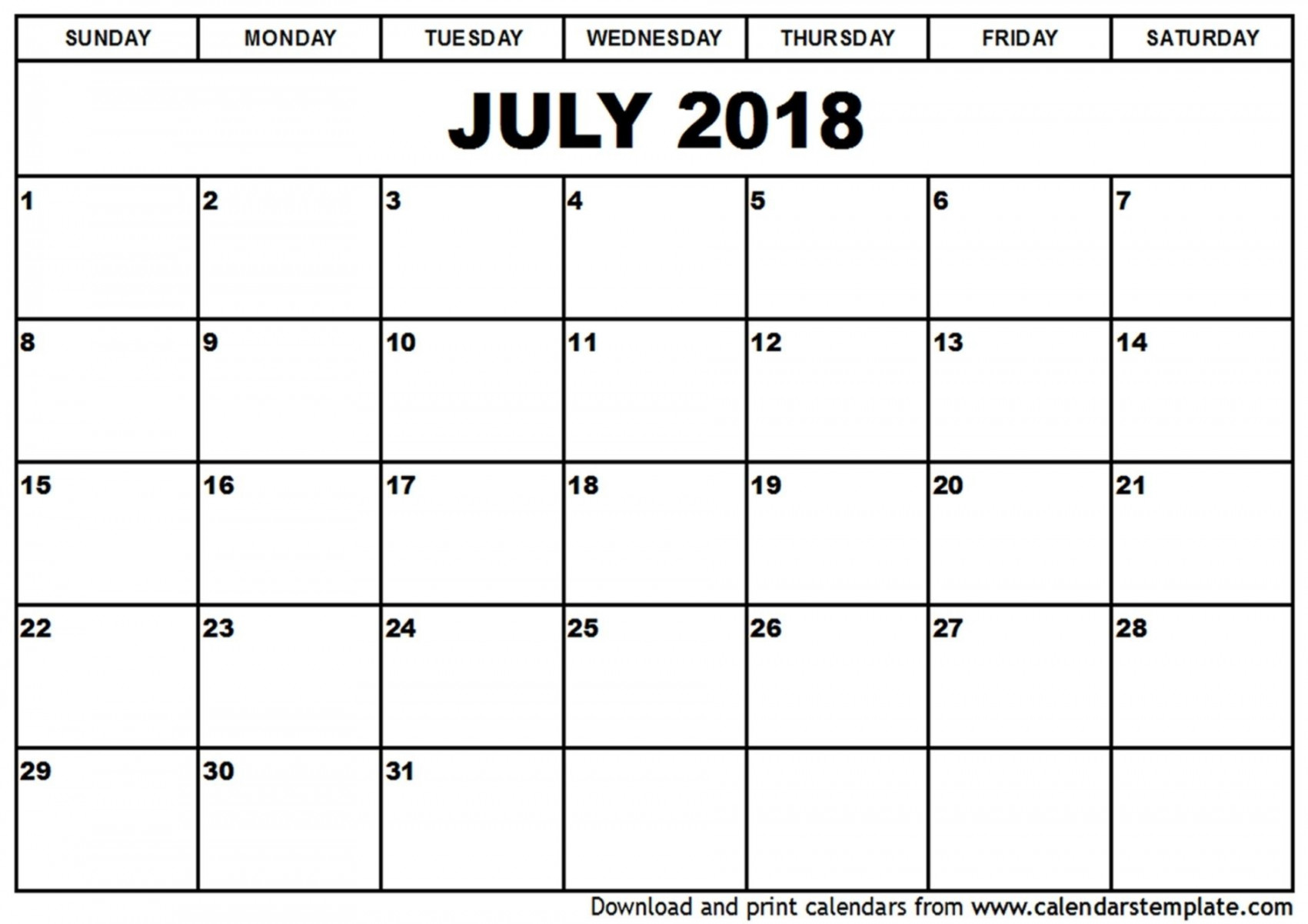 Free Printable X Monthly Calendar  Blank calendar template