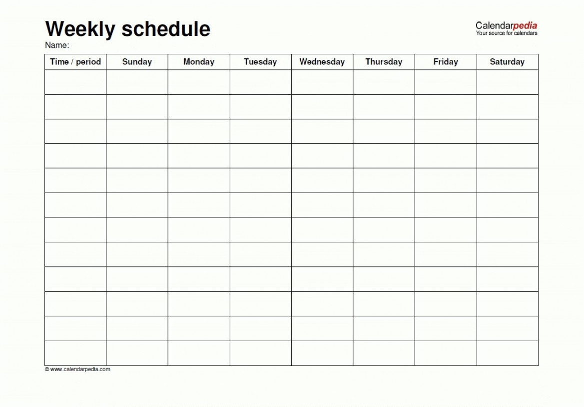 Friday Saturday Sunday Calendar Template  Timetable template