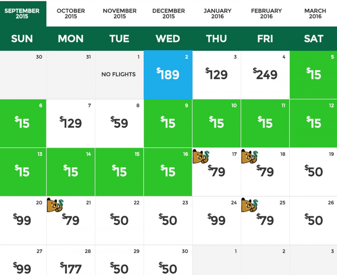 Frontier Airlines offering $ flights (plus fees) during 