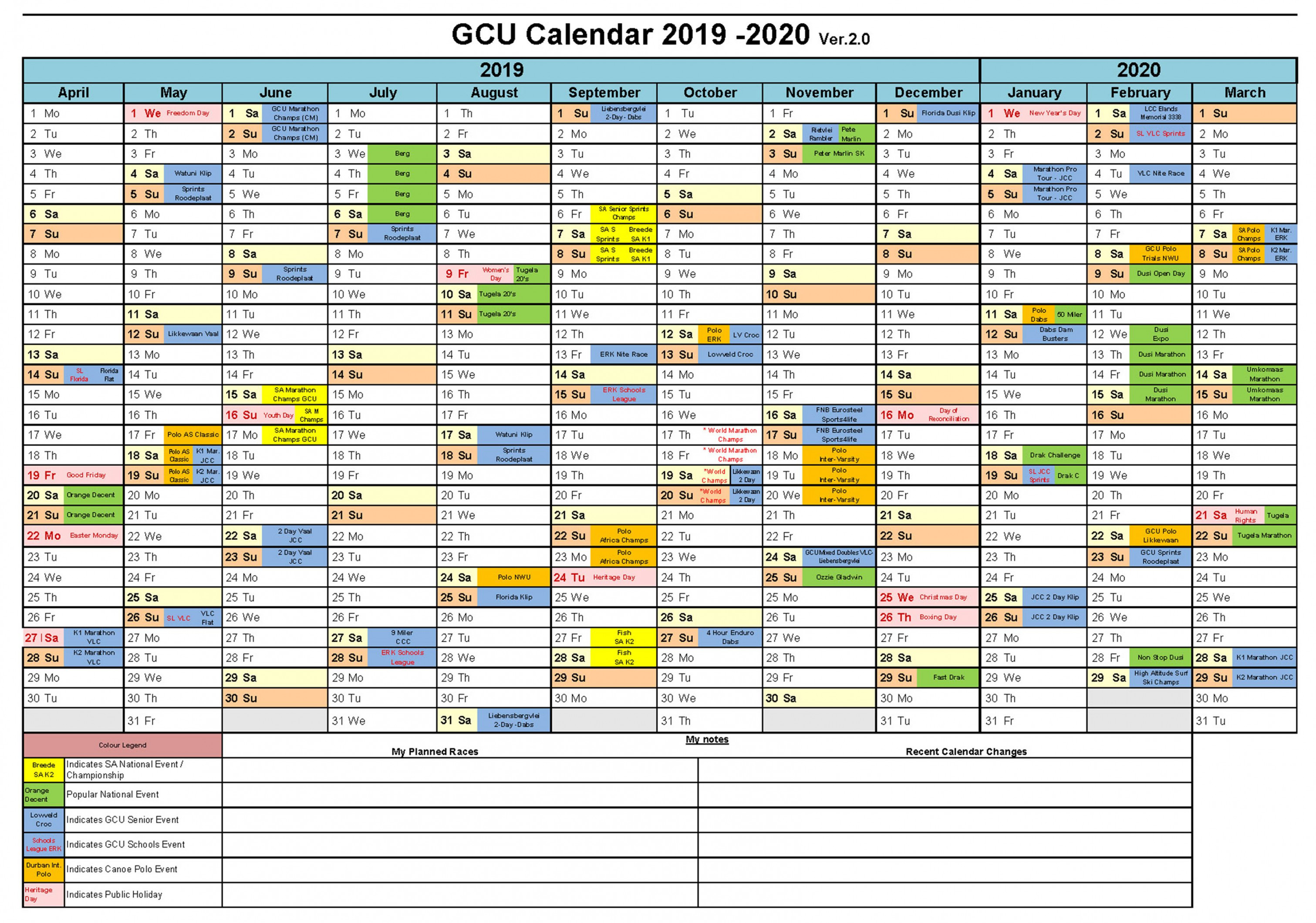 Gcu Academic Calendar  Academic calendar, Calendar, High