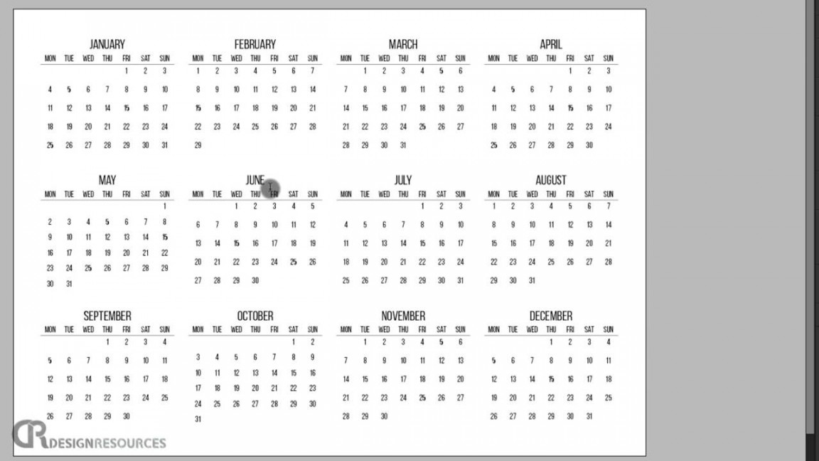 How To Create a Calendar - InDesign Tutorial