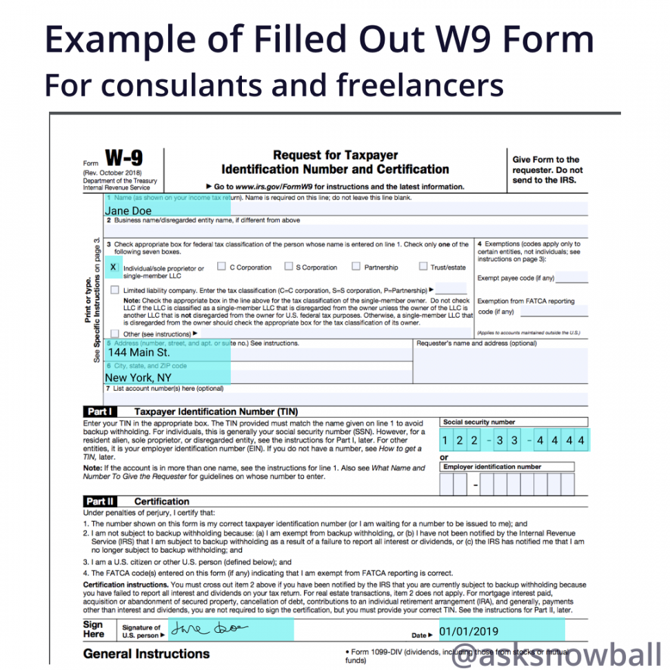 How to Fill out a W- 201