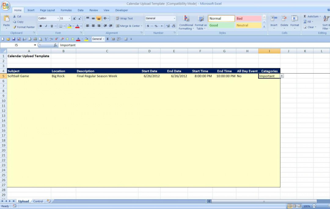 How to Import a Calendar From Excel to Outlook - TurboFuture