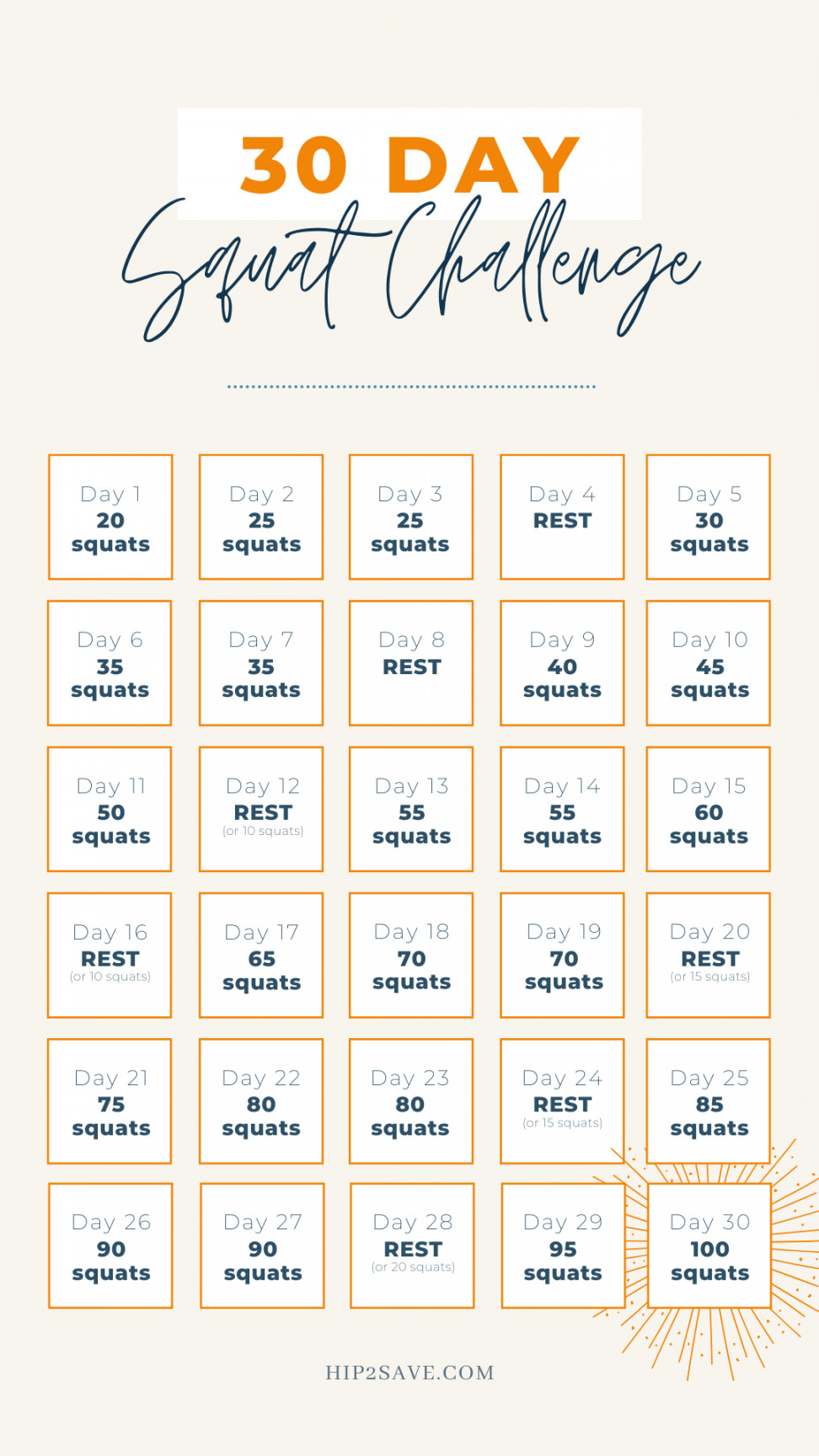 Join Our Free -Day Squat Challenge  HipSave