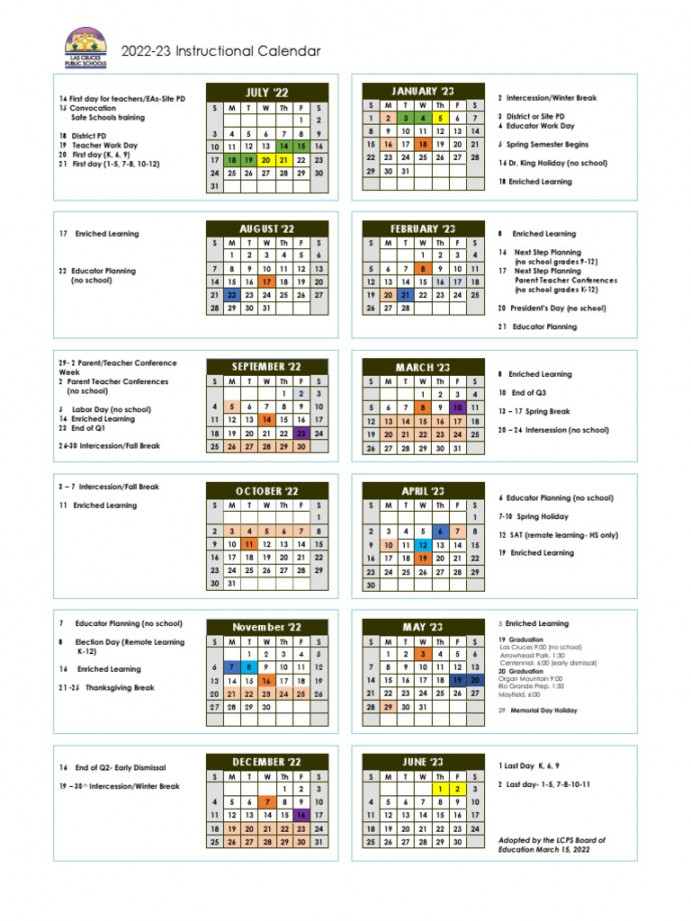 - LCPS Instructional Calendar  PDF  Academia  Festival