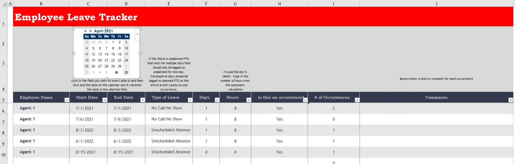 Month Rolling Calendar for Occurences - Microsoft Community Hub