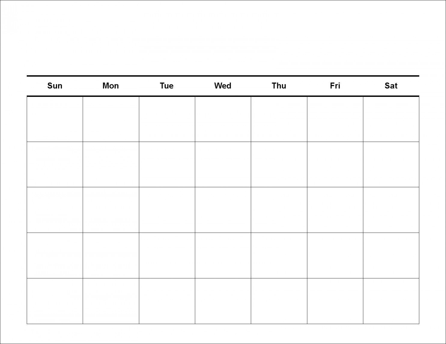 Monthly Calendar  Day Week  Blank monthly calendar template