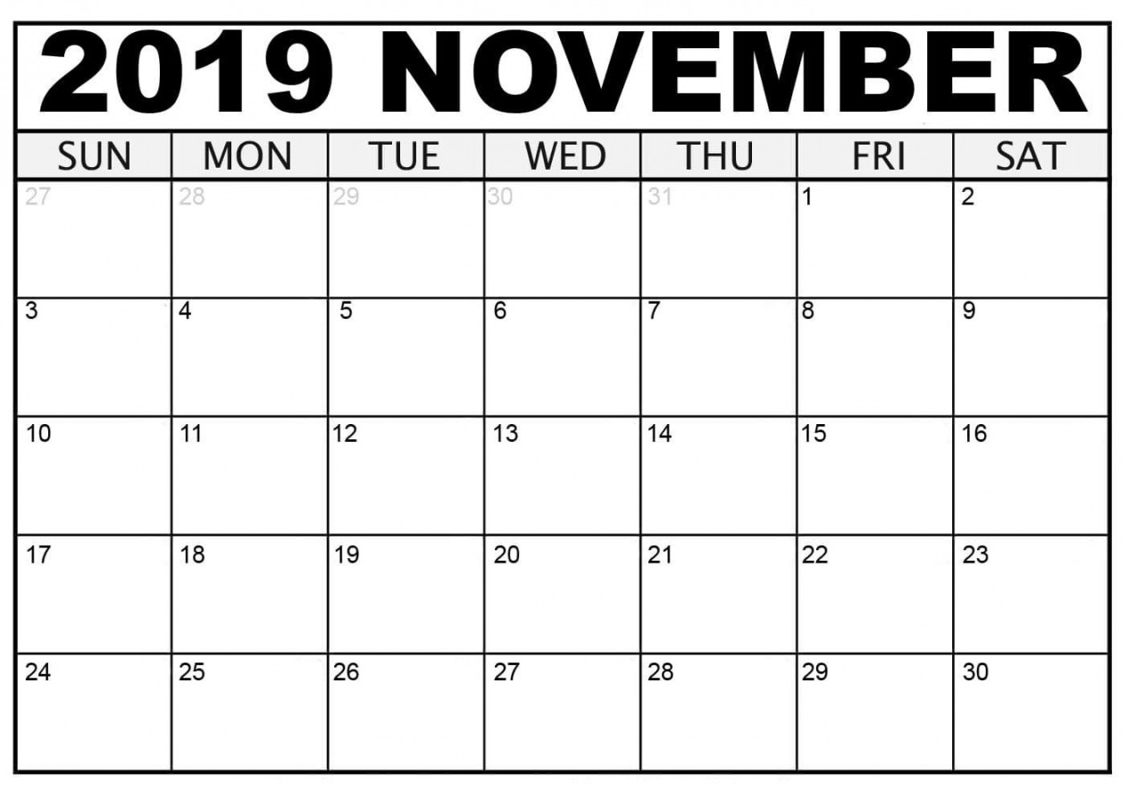 November  Calendar #cute Printable  Calendar printables