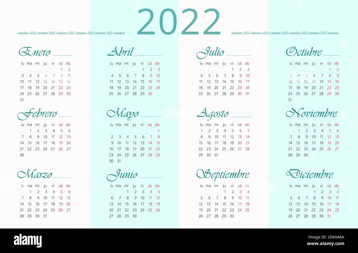 Spanish calendar  hi-res stock photography and images - Alamy