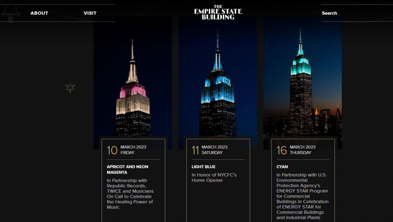 The Empire State Building Website Update - The Empire State