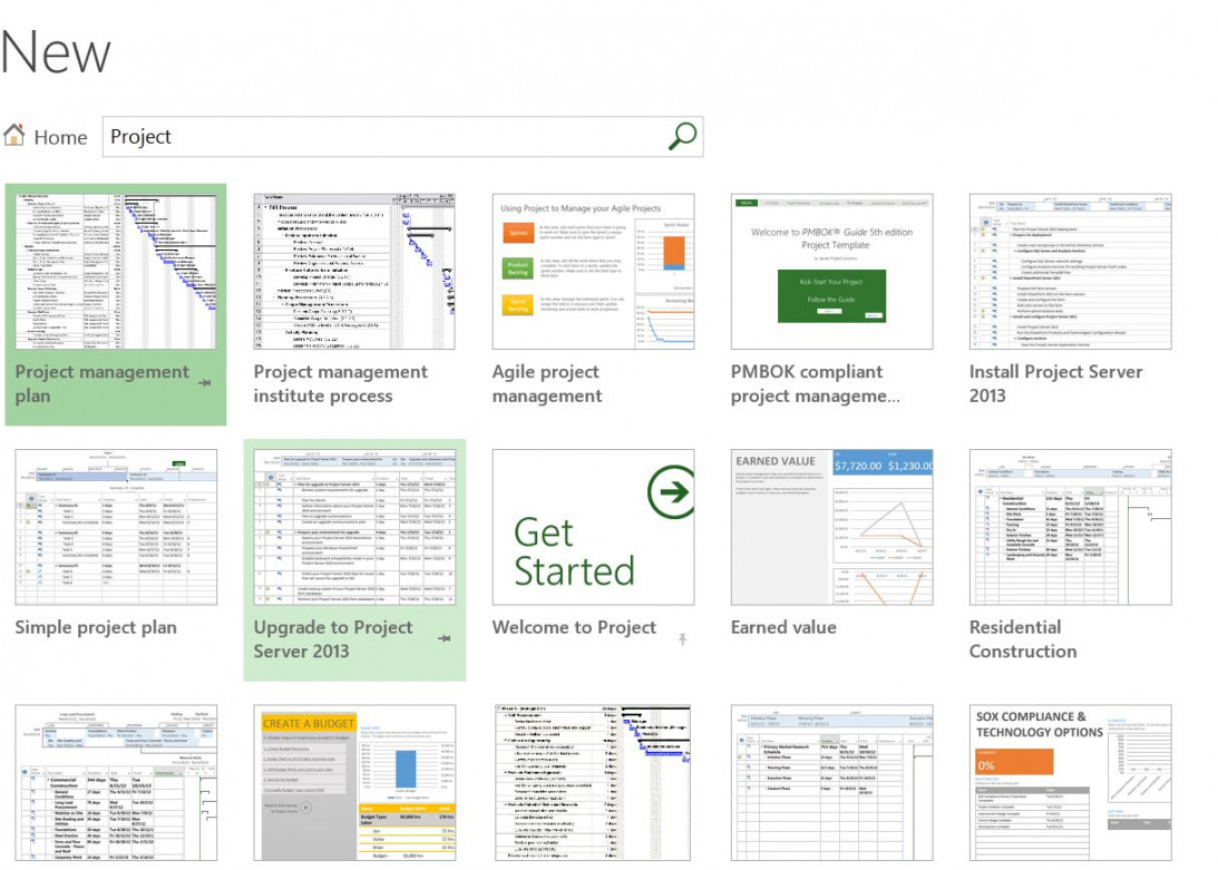 The Office templates within Microsoft Project - The Project Corner