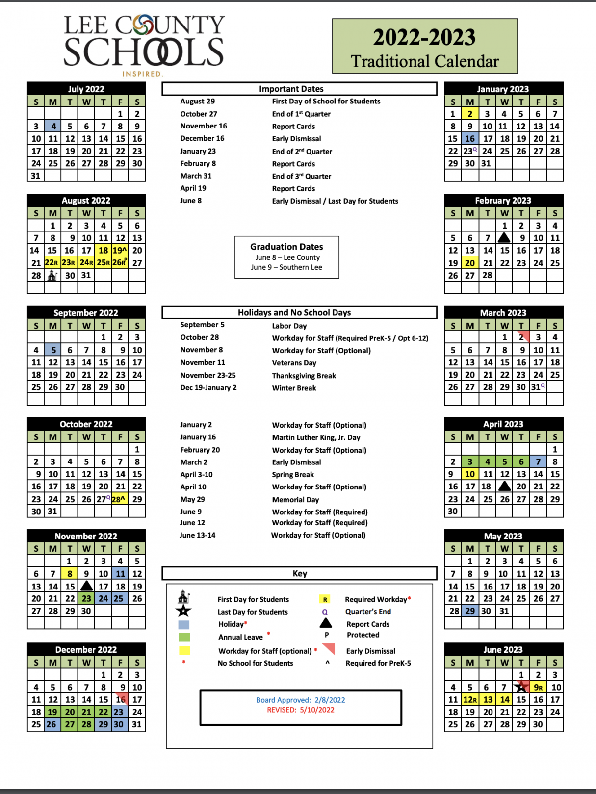 Total + imagen lee county calendar - Thptnganamst.edu