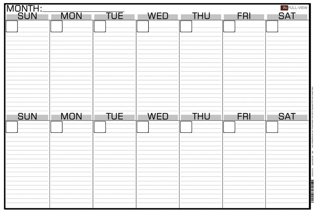 week blank calendar calendar printable free Free  Week Blank