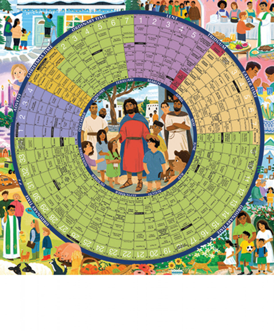 Year of Grace Liturgical Calendar  Poster  Large  Laminated  ” x  "  YGLL