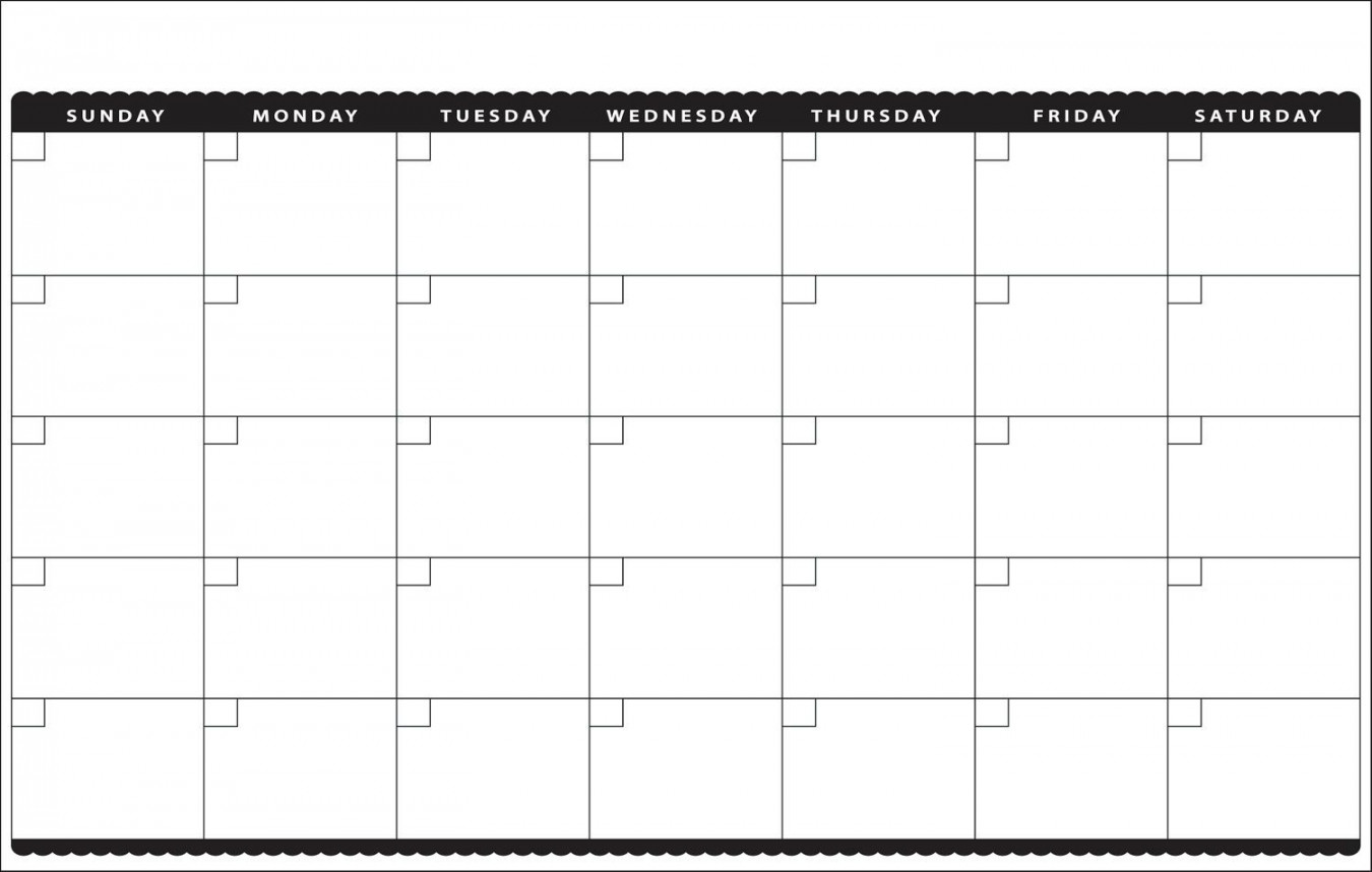Best Images of Cute Printable Blank Calendar - Cute Blank