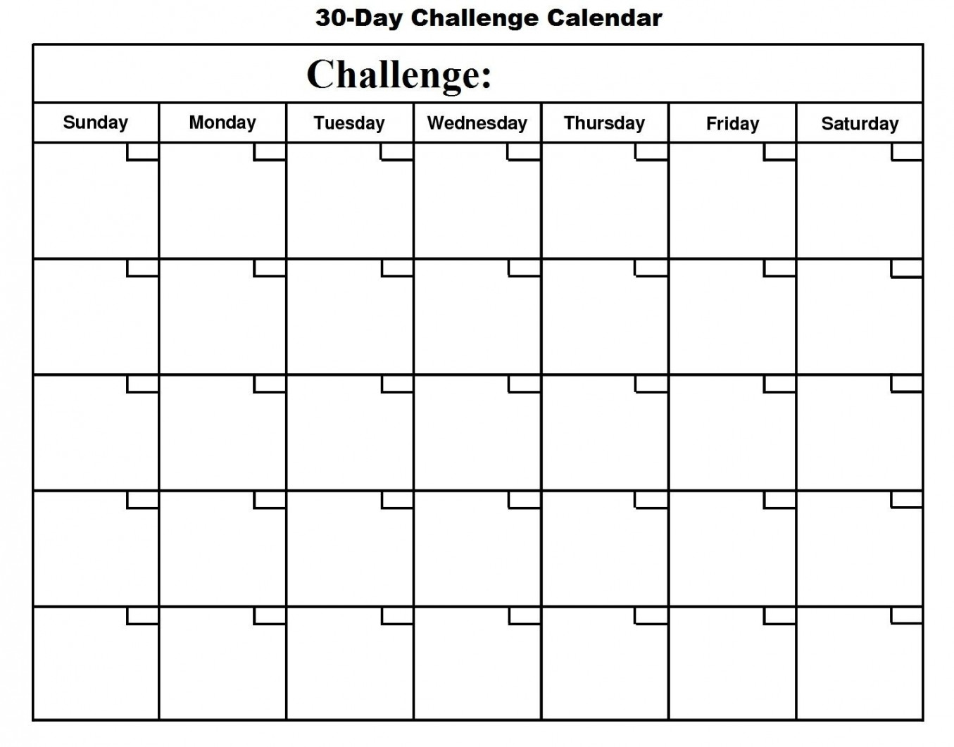 Blank  Day Month Calendar  Blank monthly calendar template