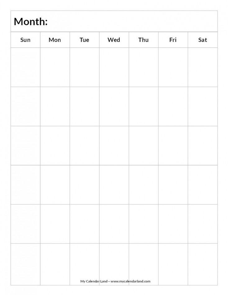 Dashing  Week Blank Calendar Printable  Blank calendar template