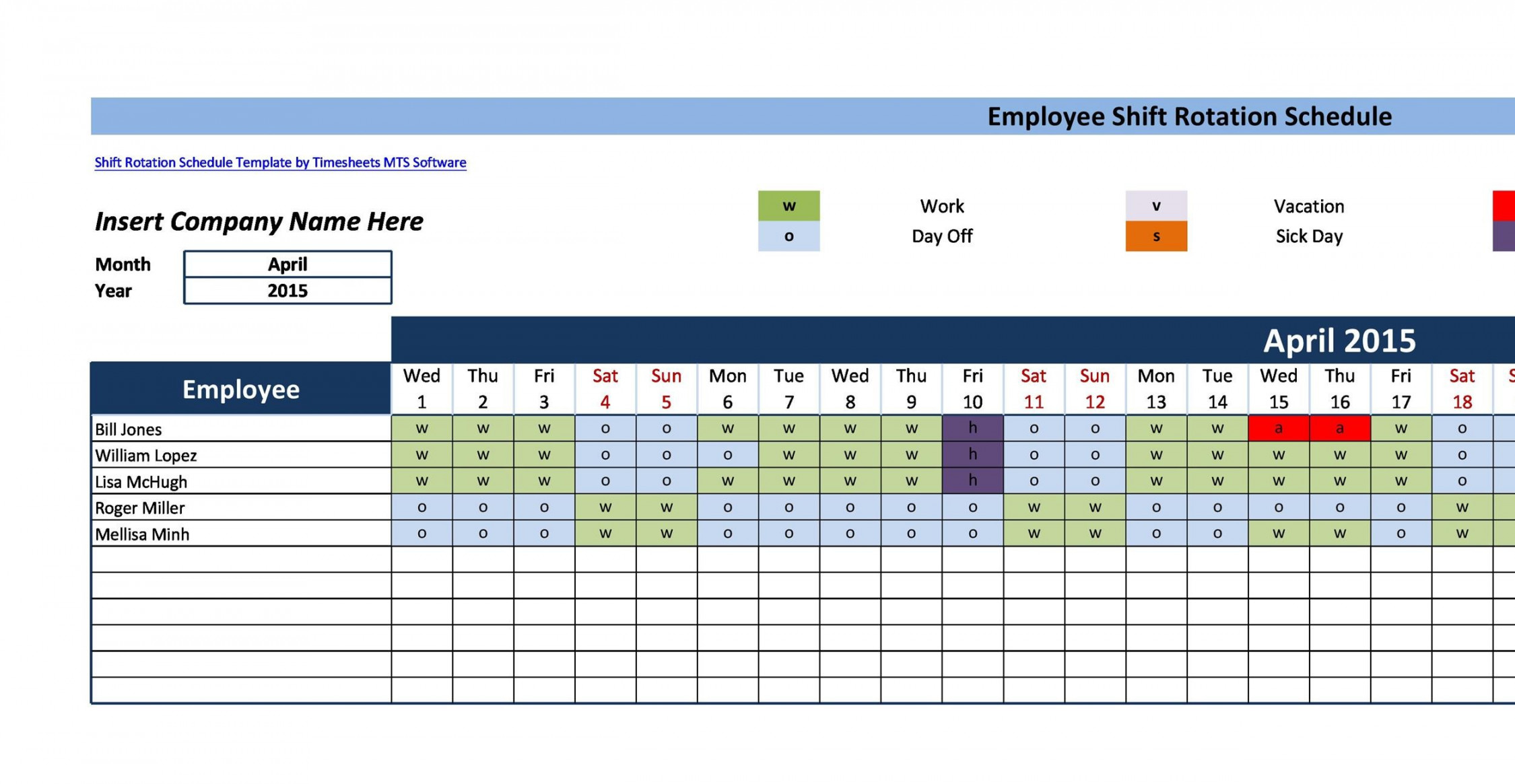 Dupont Shift Schedule Templats for any Company [Free] ᐅ