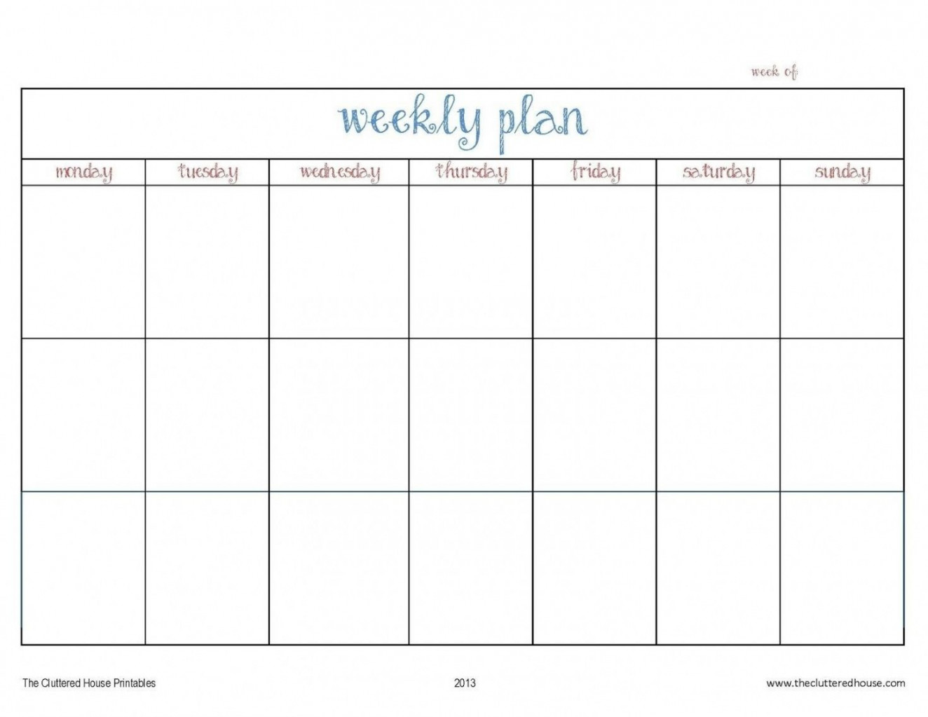 Explore Our Example of  Day Weekly Schedule Template for Free