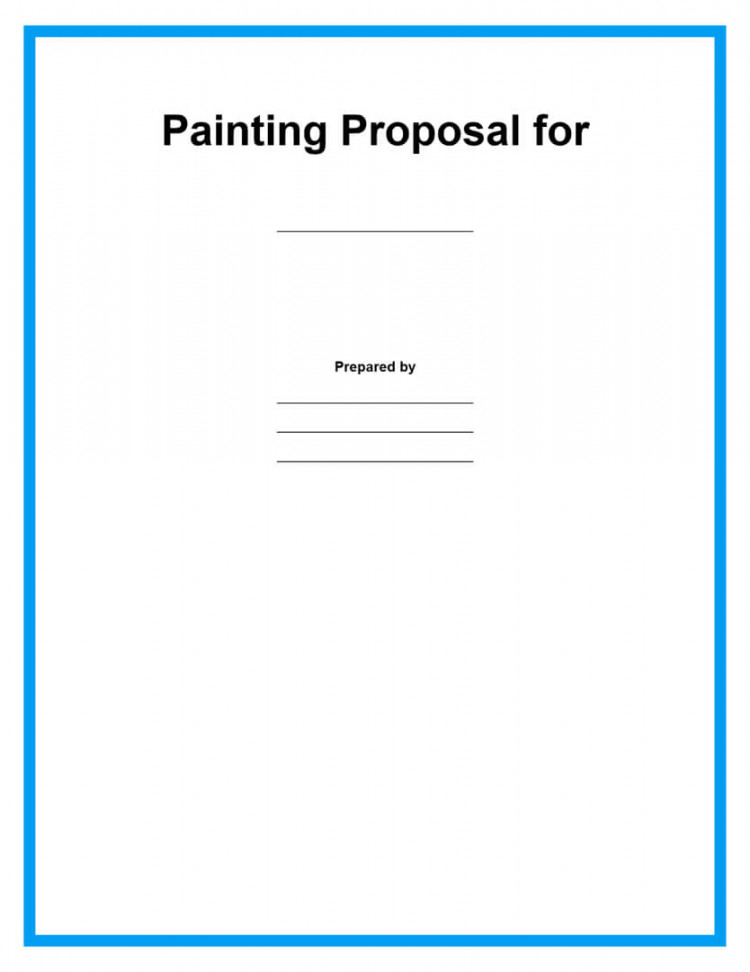 Free Painting Proposal Template - Win More Business