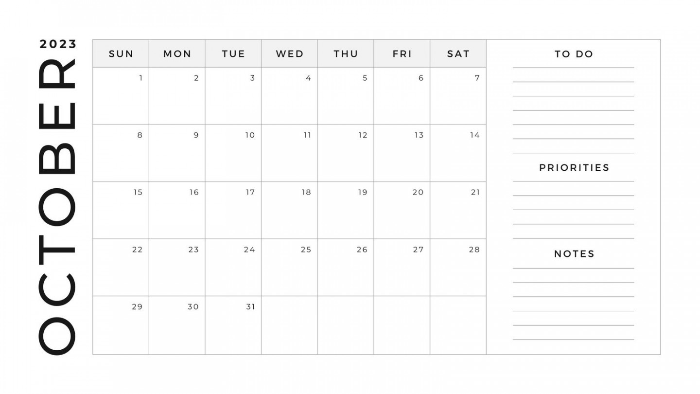 Free, printable, customizable monthly calendar templates  Canva