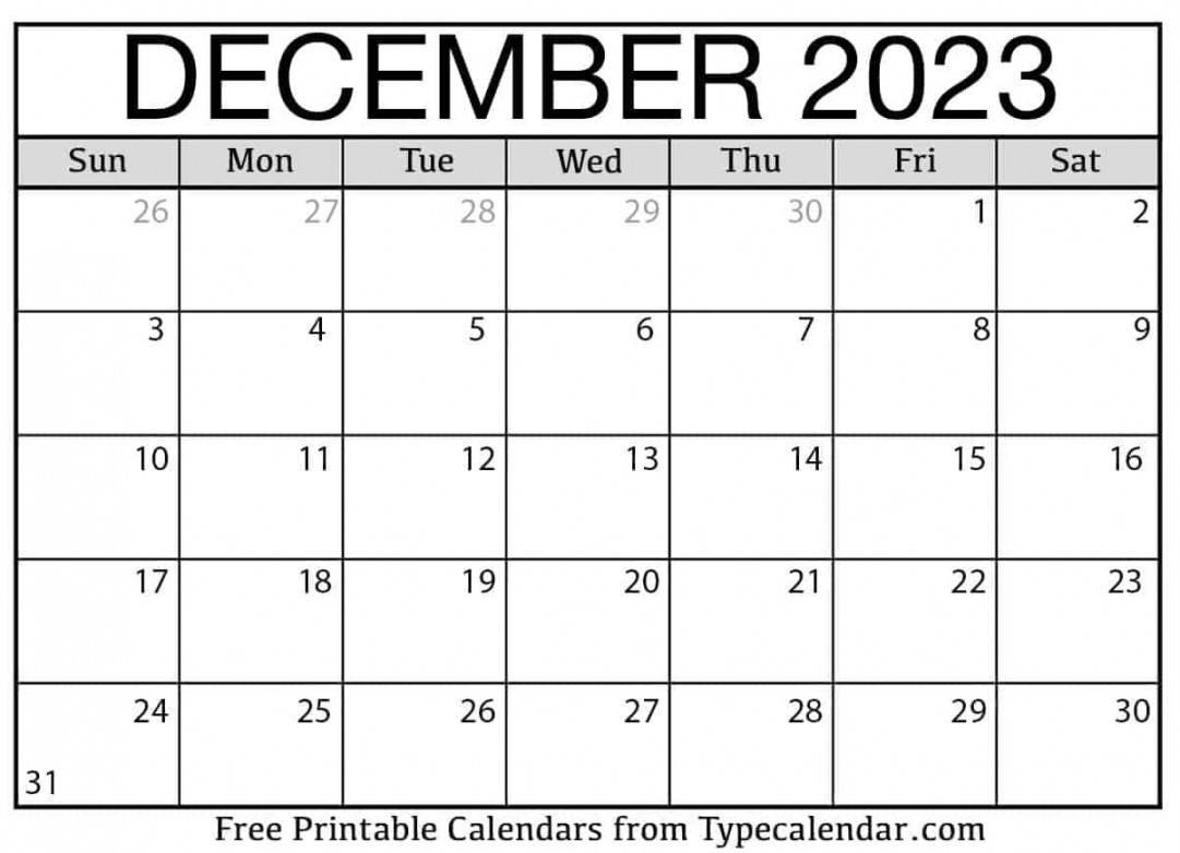 Free Printable December  Calendar Templates  by Helena Orstem