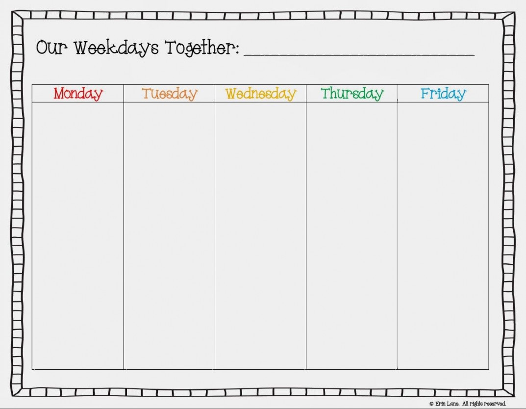 free printable weekday only calendar - Google Search  Free