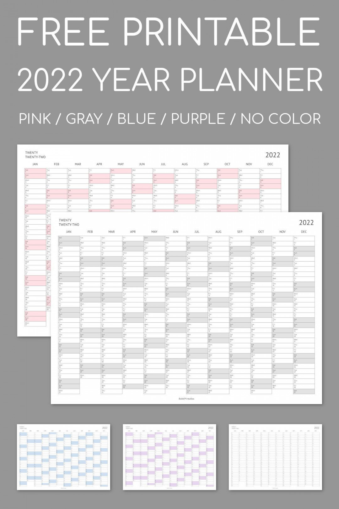 Free  Year Planner  Planner calendar printables, Free