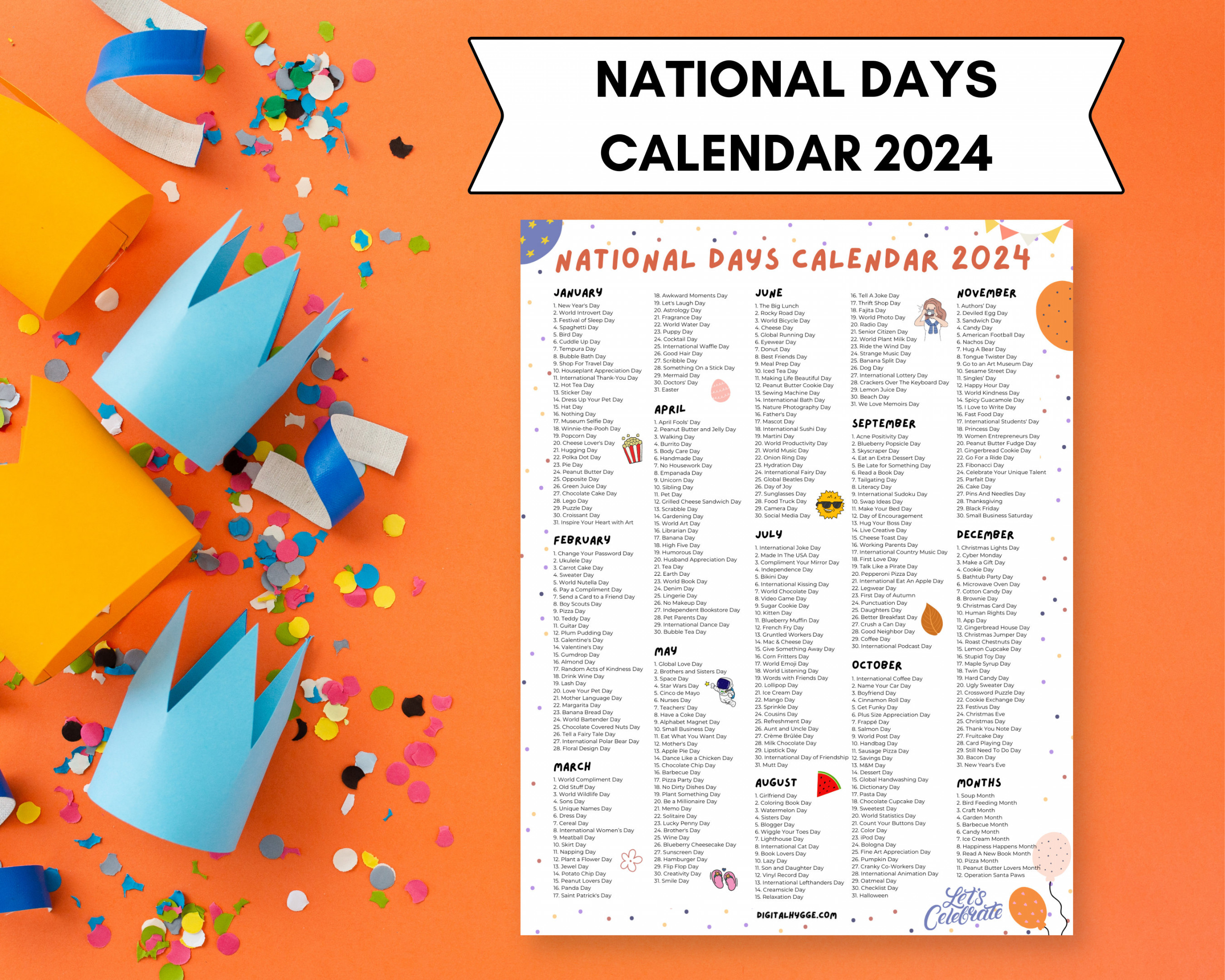 National Day Calendar  - Etsy
