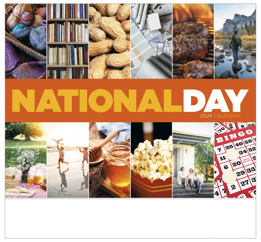 National Day Calendar  " X " Imprinted National Holiday