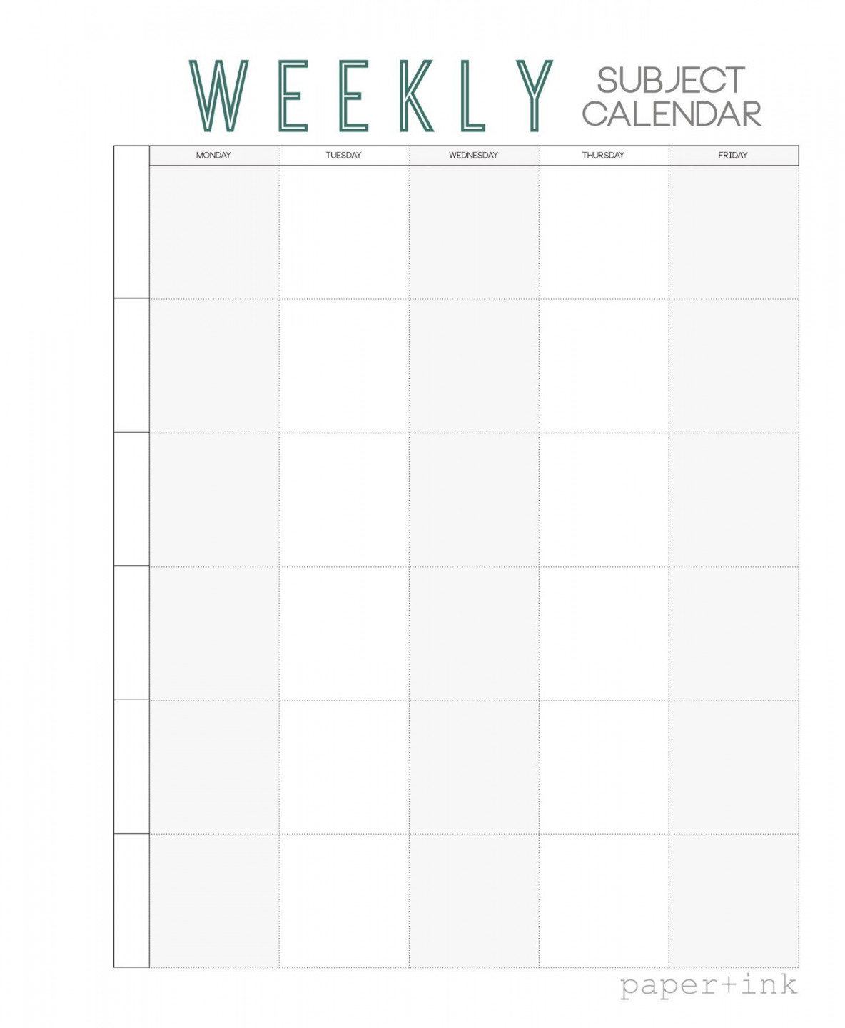 Pretty Unpretentious  Calendar template, Student weekly planner