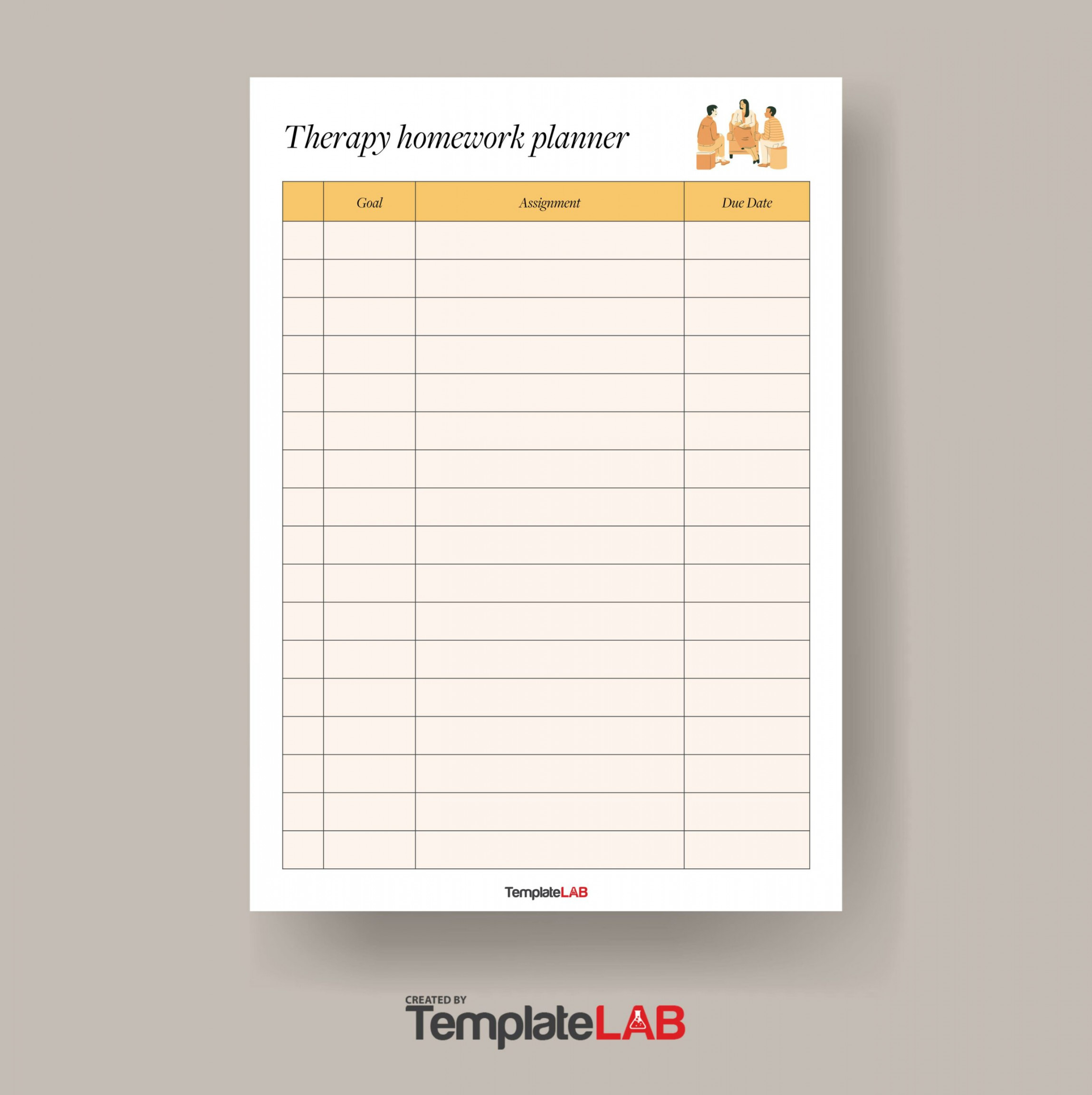 Printable Homework Planners (PDF, Word, Excel) ᐅ TemplateLab