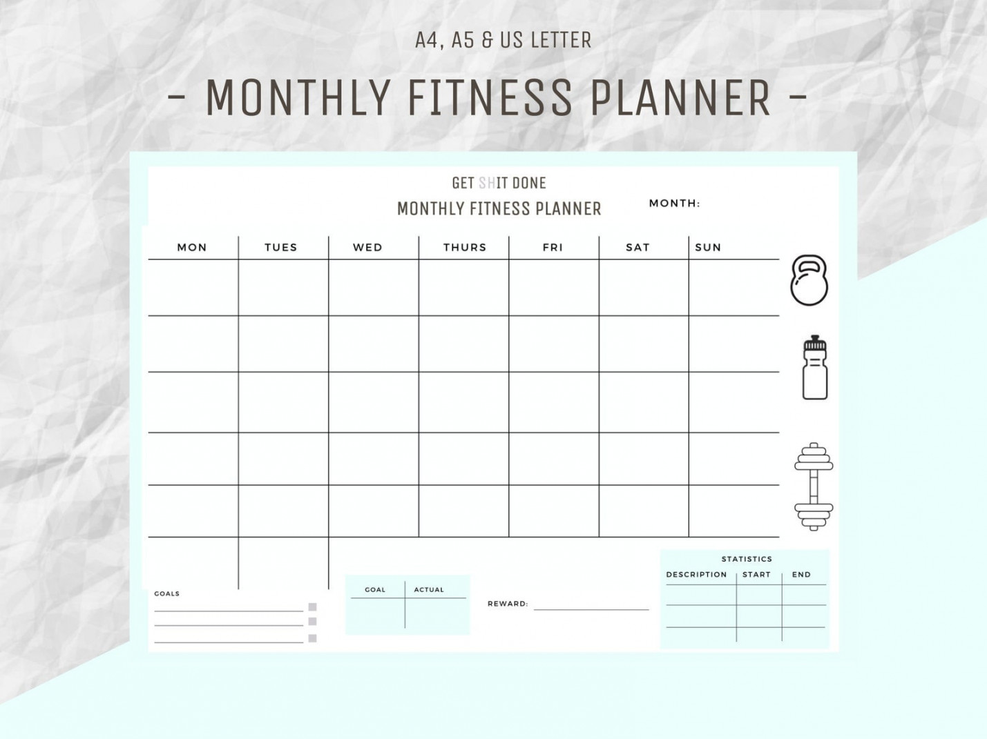 Printable Workout Calendars to Help You Crush Your Goals