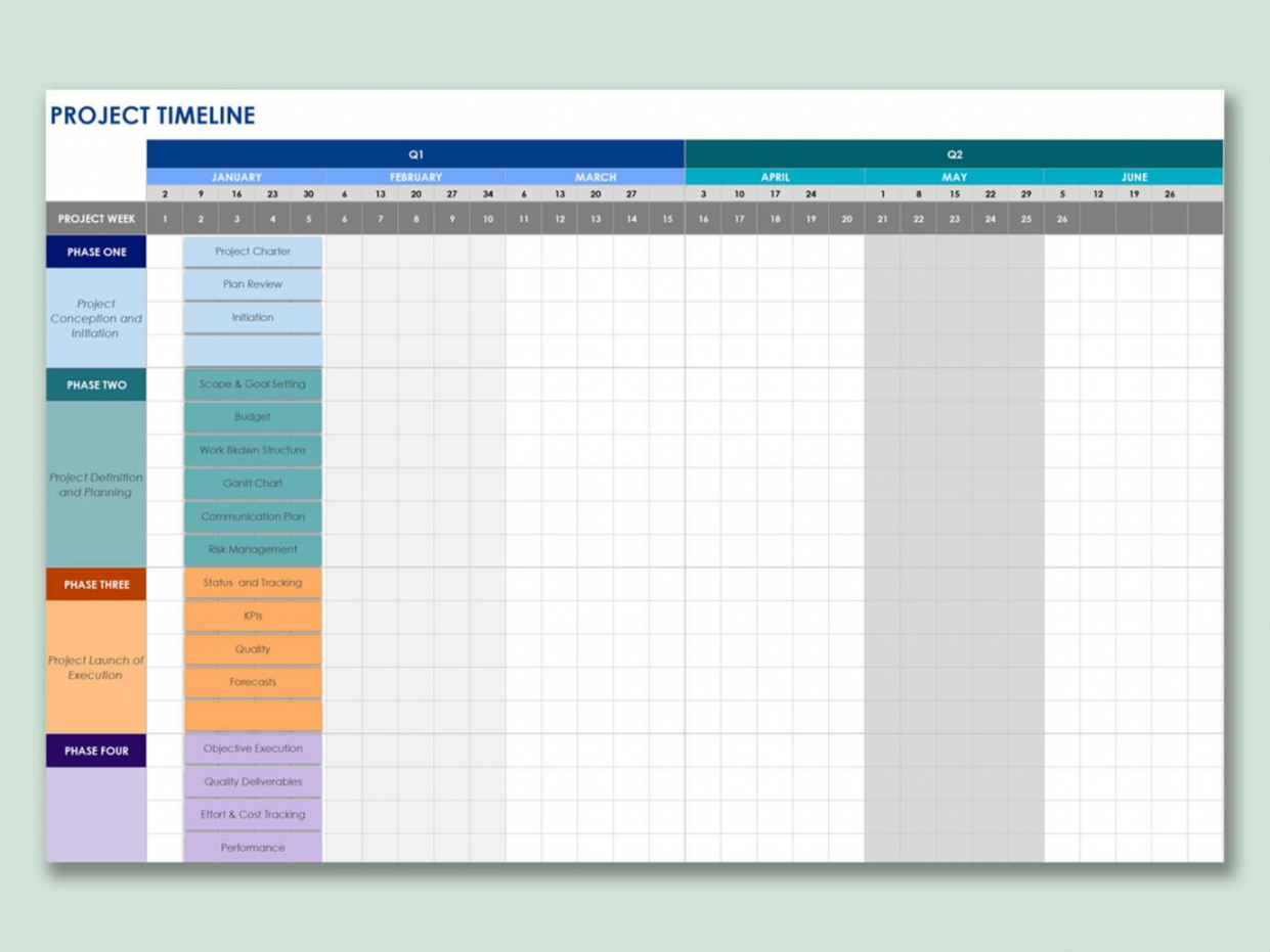 + Professional Free Project Calendar Template Excel  WPS Office