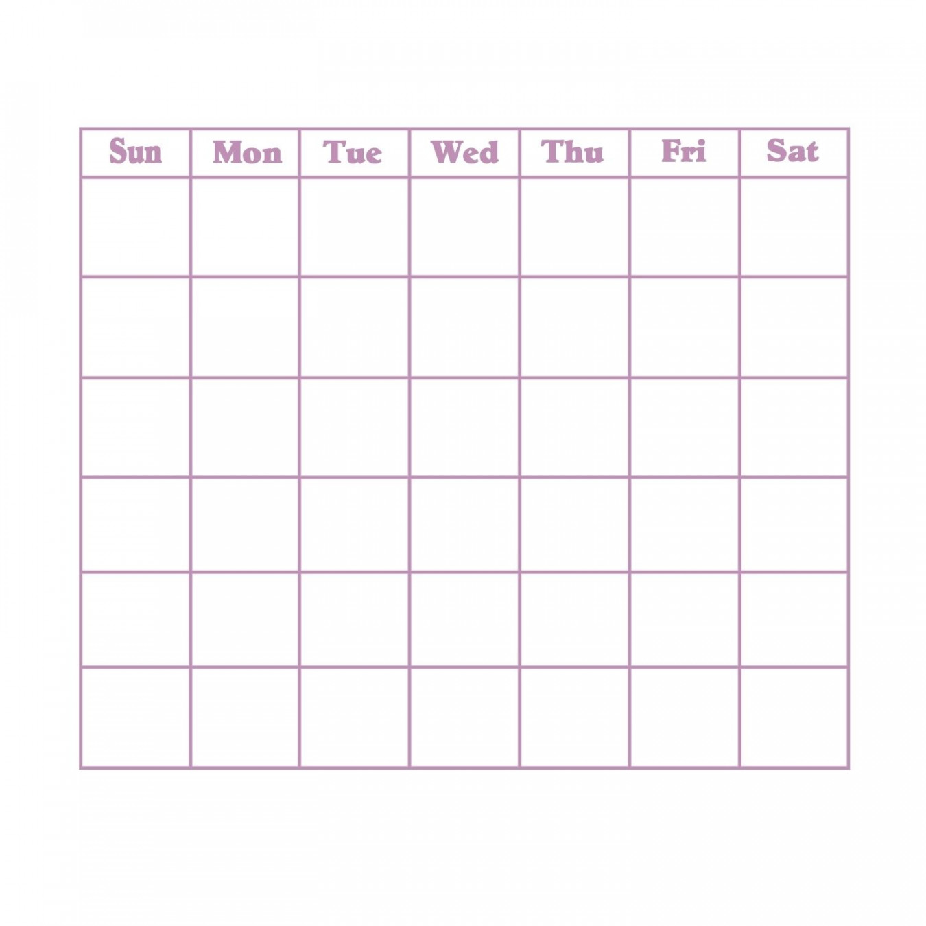 Remarkable Blank Calendar  Days  Blank calendar template