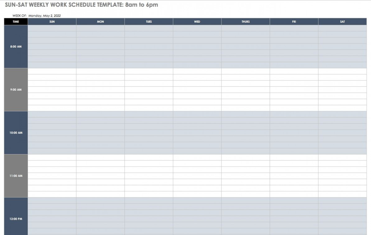 Week Calendar Template Word  Schedule templates, Calendar