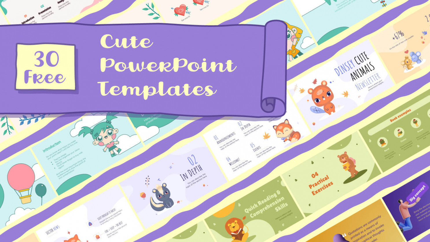 Free Cute PowerPoint Templates: Collection For A Sweet Presentation
