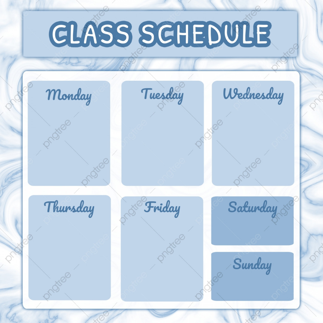 Template Schedule PNG Transparent Images Free Download  Vector