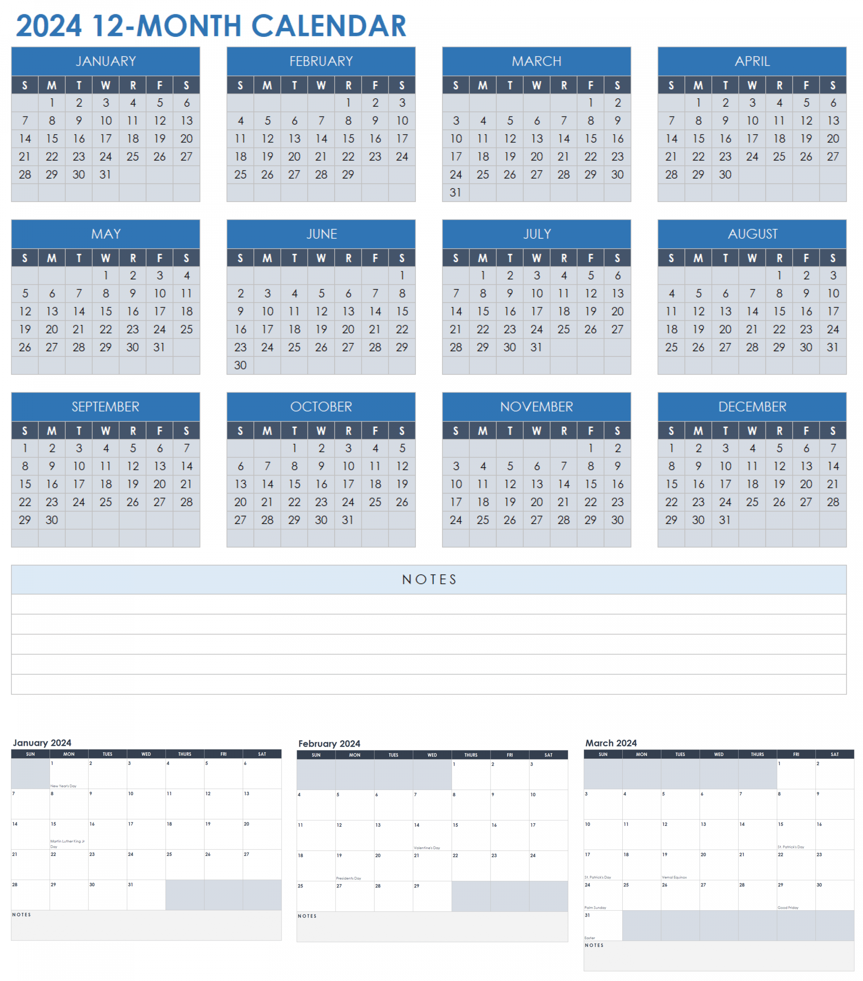 Free  Monthly Calendar Templates  Smartsheet