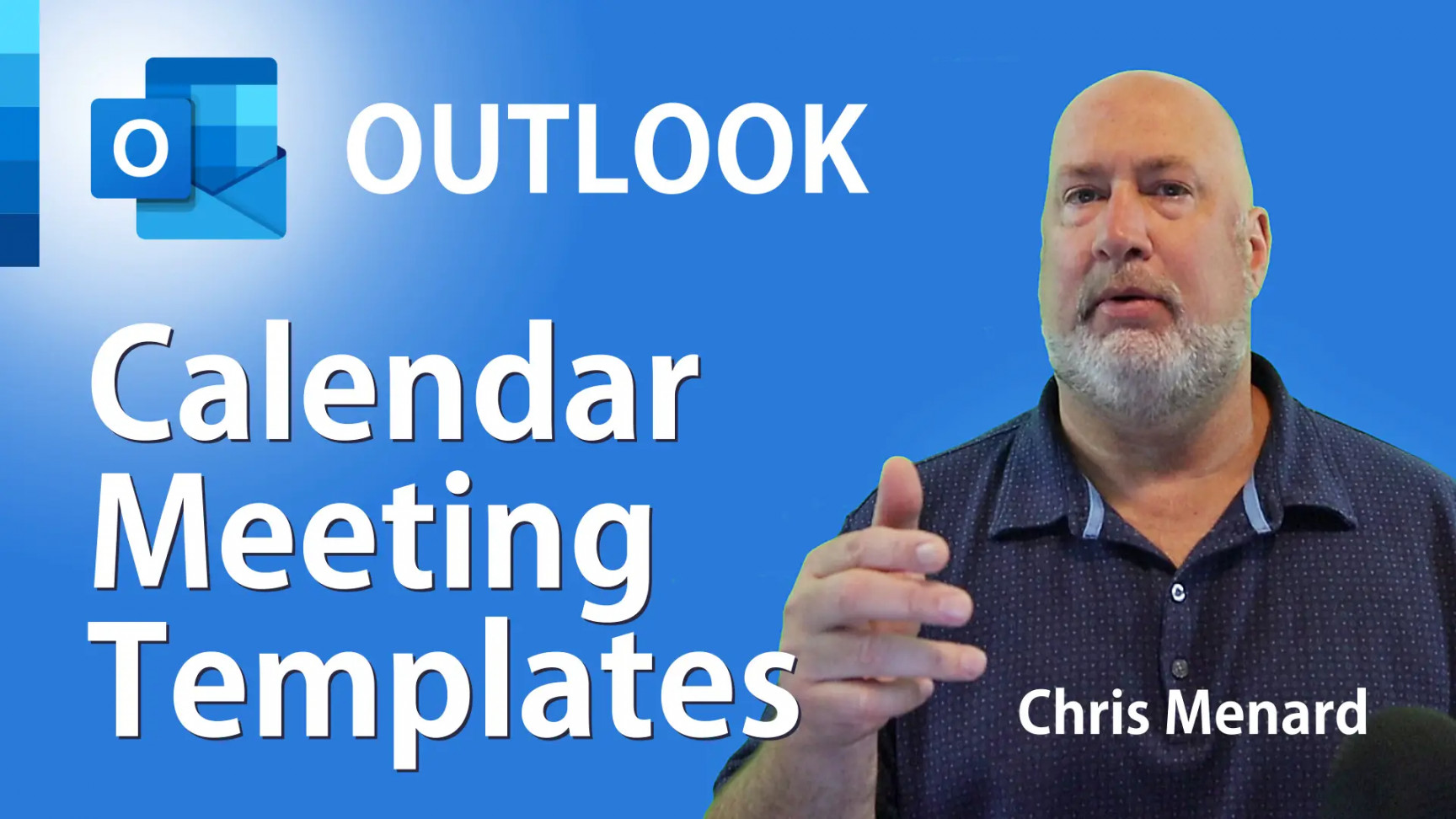 Outlook Calendar Meeting Template: Chris Menard Training